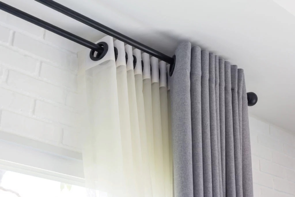 Double Curtain Rods