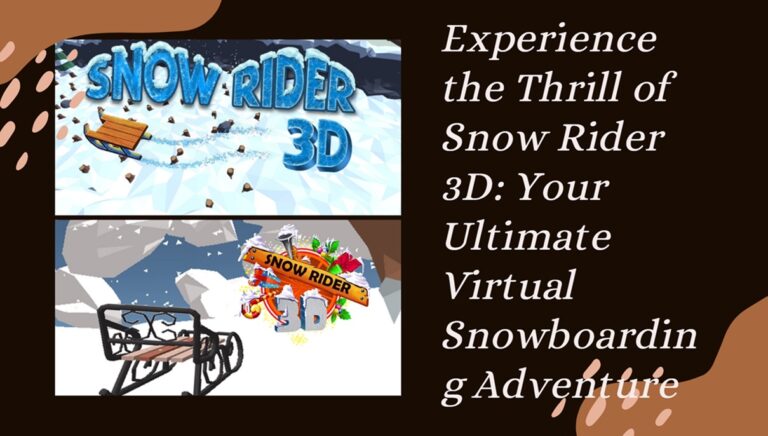 snow rider 3d